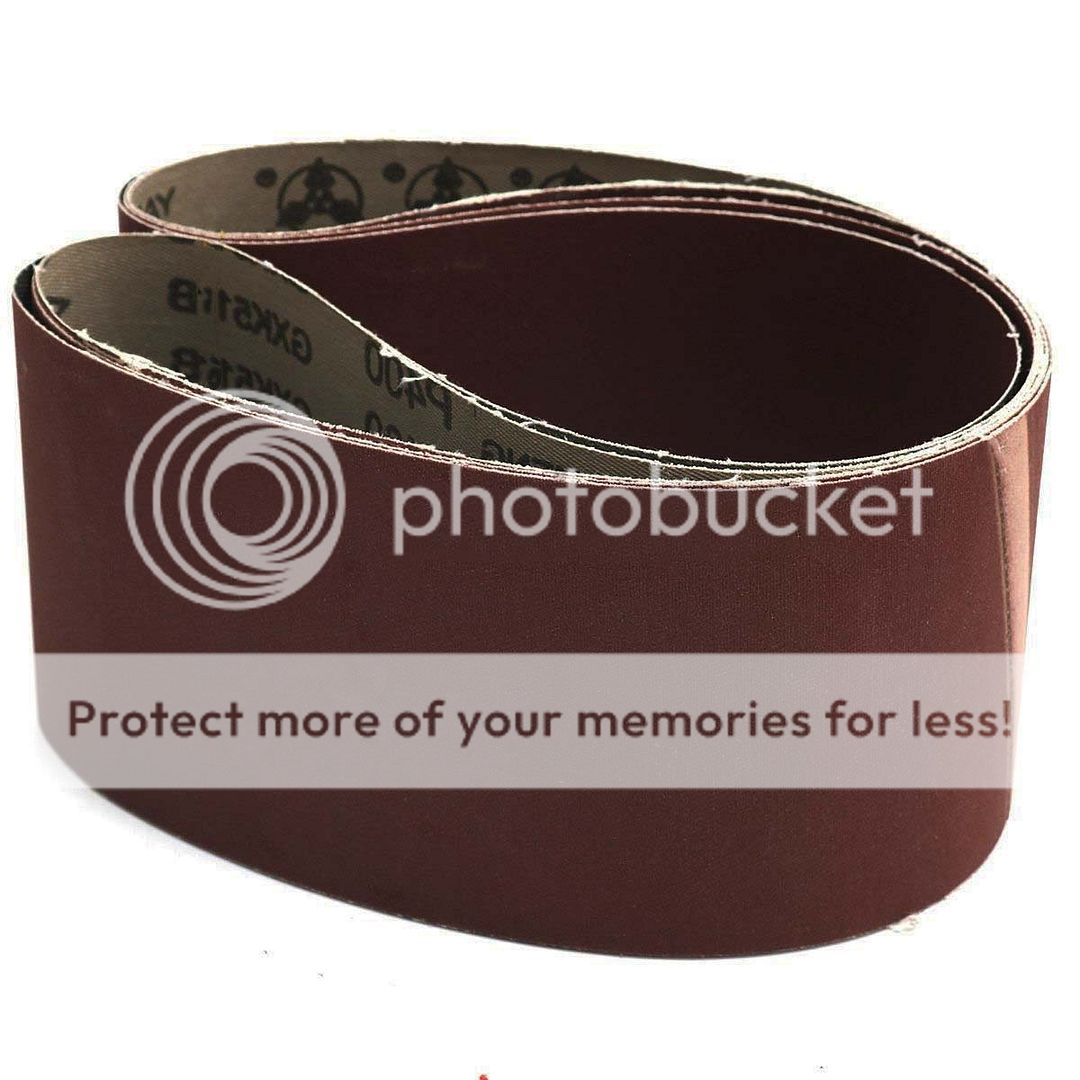 100 x 915mm Sanding Belts 401000 Grit For Wood Metal Grinding Abrasive